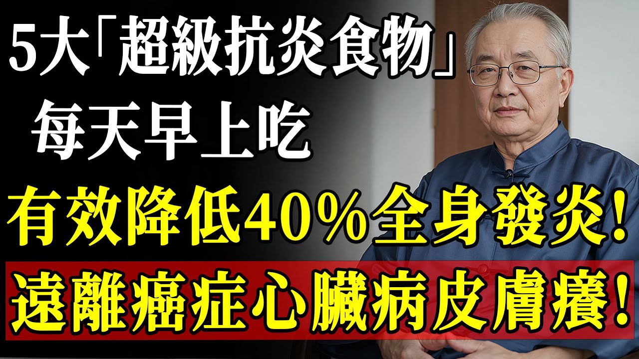 哈佛大學最新研究：5種「神級抗炎早餐」，每天吃有效抑制慢性發炎，守護身心健康！