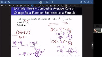 3.3 Rates of Change and Behavior of Graphs --Lesson 3