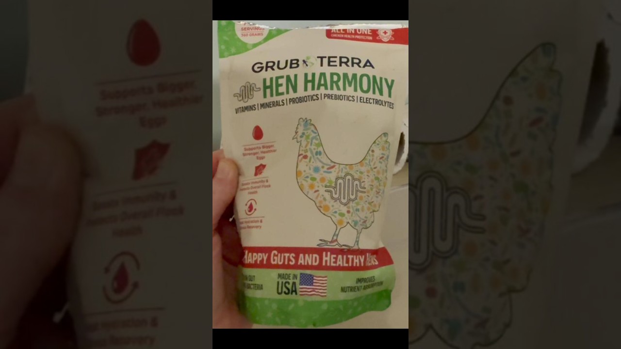 Trying a new product Grub terra Hen Harmony!