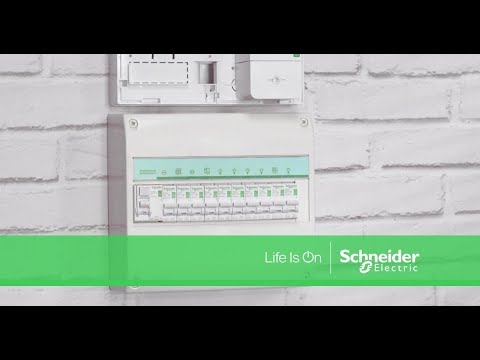 Rénover un tableau avec des disjoncteurs peignables Resi9 XP Schneider Electric