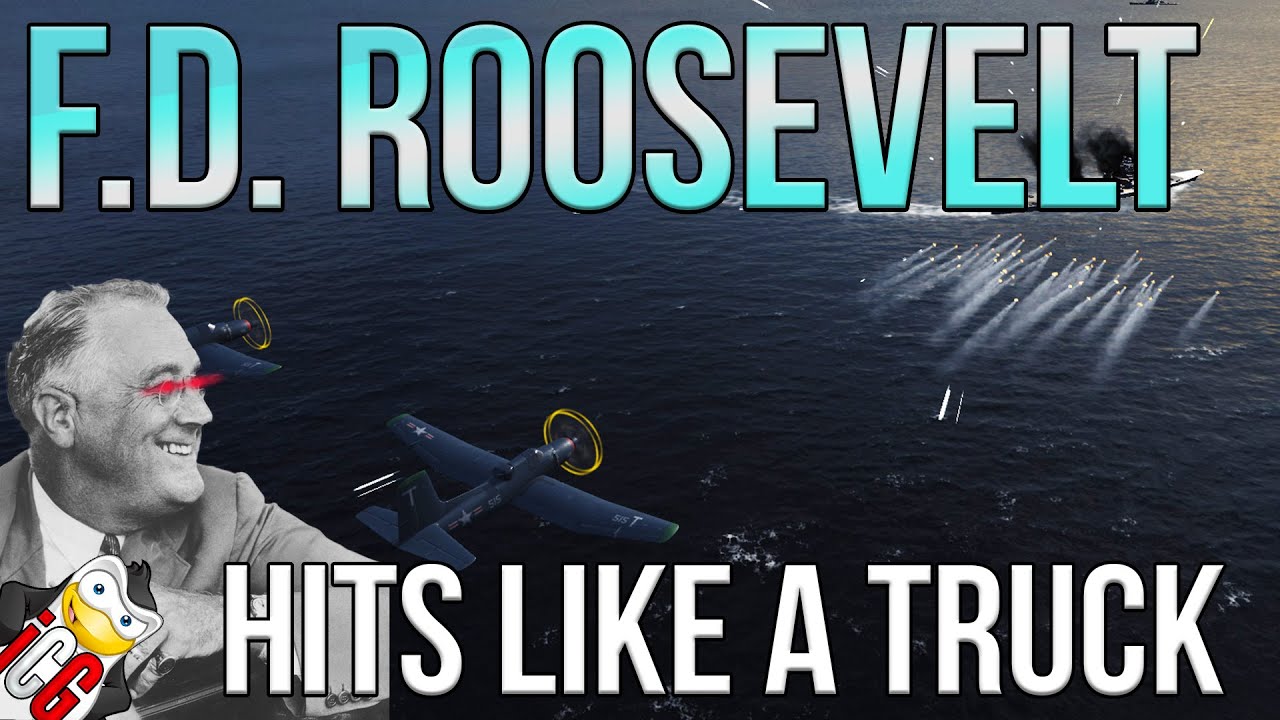 World of Warships - Franklin D. Roosevelt Review - HITS LIKE A TRUCK