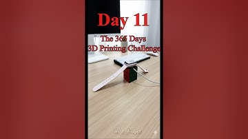 3D Printed Magic! 🎨 Day 11, 365 Days Challenge of 3D Printing.