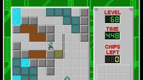 CCLP3 level 68 solution - 424 seconds