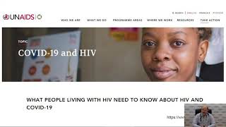 COVID-19 и ВИЧ-инфекция