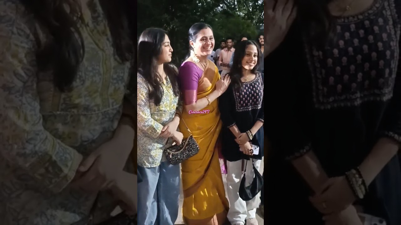 தன் மகளுடன் வந்த தேவயானி