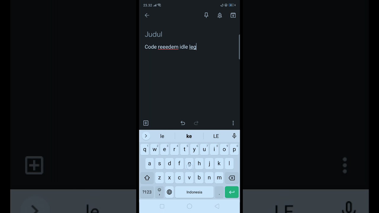 KUMPULAN KODE REEDEM IDLE LEGEND 2021