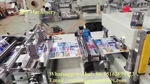 JPS-320A High Speed Printed Label Paper Flatbed Die Cutter with Sheeter to Turkey (300times/min)