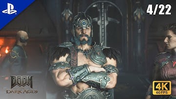 DOOM THE DARK AGES - Sentinel Barracks Gameplay Walkthrough 4|22 [4K 60FPS PS5 SLIM] - No Commentary