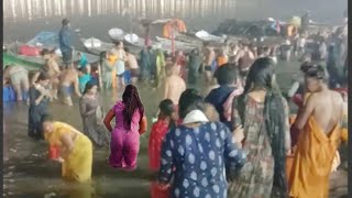 Ganga Bath Prayagraj Maha Kumbh Mela Ganga River Bathing Girl Vlog Women