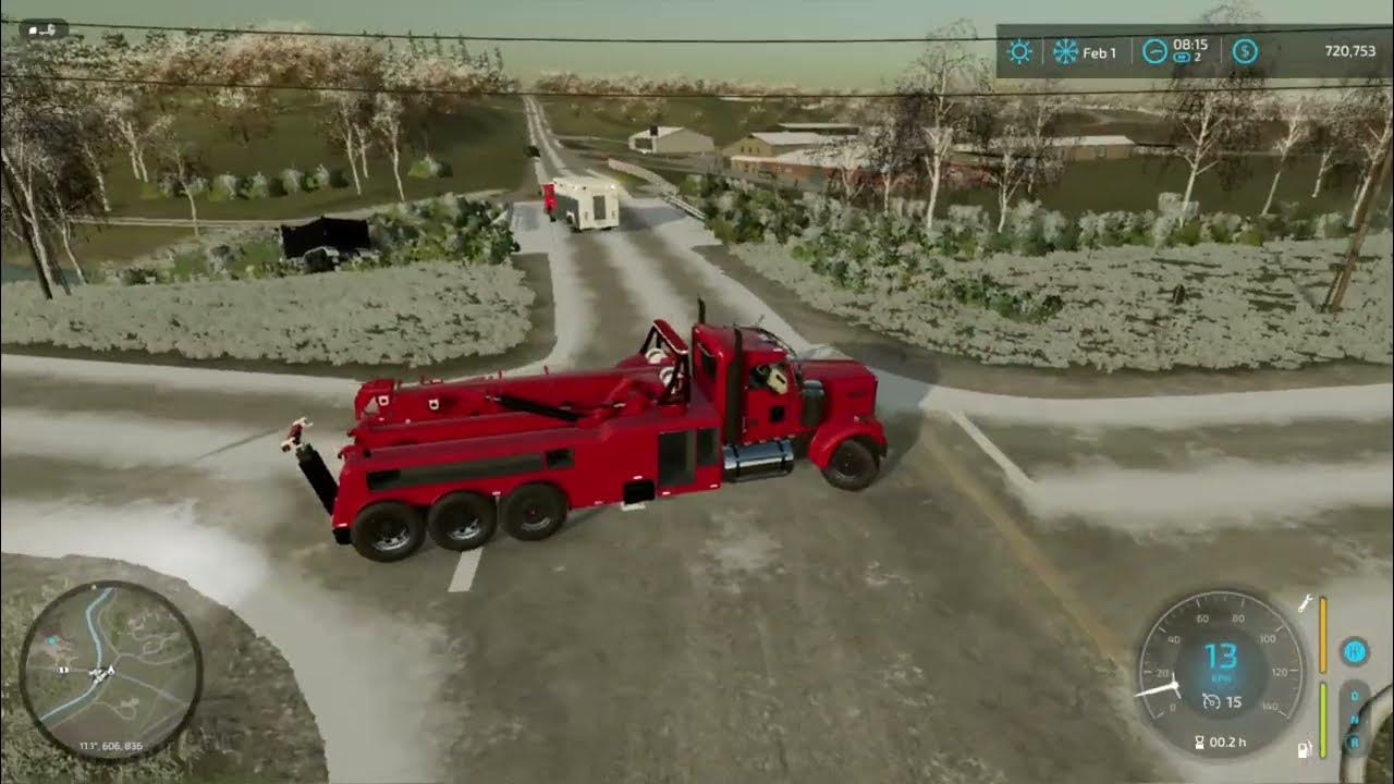 fs22 recovery of a tractor and dump truck (audio didnt record ) YouTube