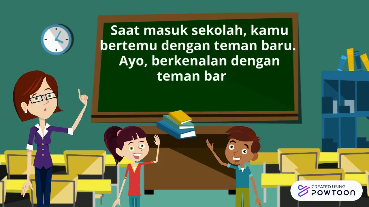 Kosakata dan Ungkapan Perkenalan Diri - Bahasa Indonesia Kelas 1 - YouTube