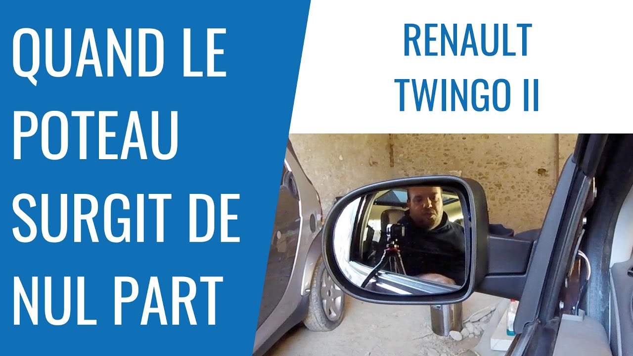 Replacing the exterior mirrors on a Twingo II 