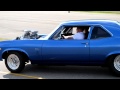 Chevy Nova LOUD supercharger whine!