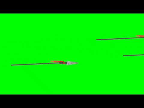 Flying ARROW Green Screen VFX Footage Effects