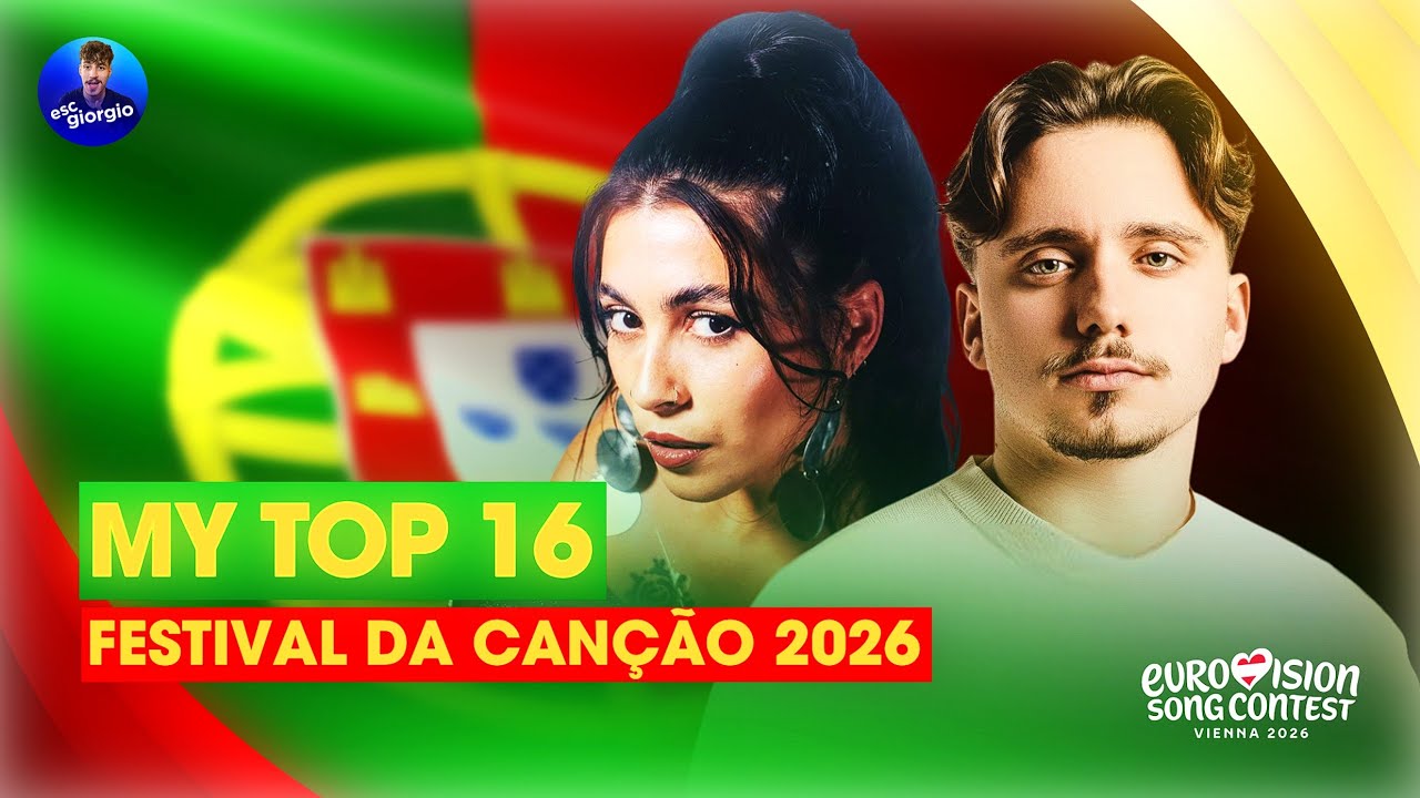 YouTubeで🇵🇹 Festival da Canção 2026: My Top 16 (Portugal Eurovision 2026)を視聴 YouTubeで🇵🇹 Festival da Canção 2026: My Top 16 (Portugal Eurovision 2026)を視聴