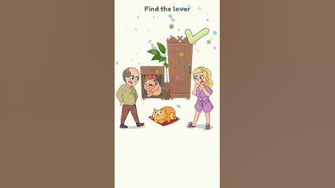 DOP 2 (Delete One Part) Level -111 Find the lover 🥺#shorts