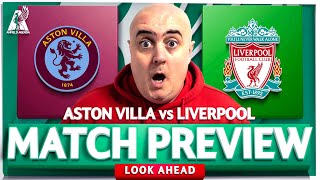 ASTON VILLA vs LIVERPOOL! Starting XI Prediction & Preview by Anfield Agenda 22,372 views 9 days ago 8 minutes, 16 seconds