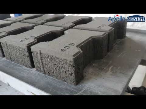 Fully Automatic Paver Block Machine In India/Interlocking Paver Making Machines--APOLLOZENITH