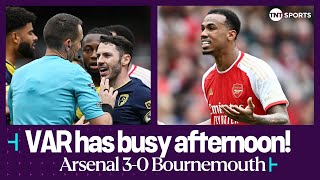 Video: Var Has A Busy Afternoon At The Emirates As Arsenal Beat Bournemouth In The Premier League 😅