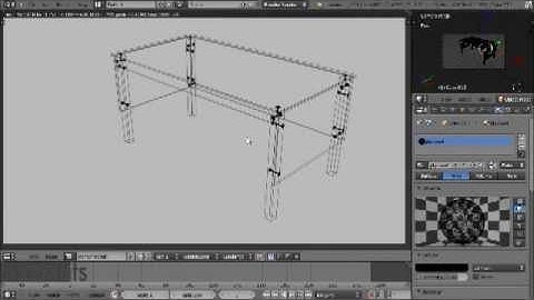 Wireframe renders in Blender 3D
