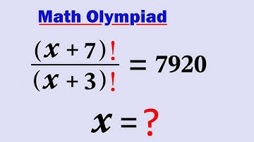Math Olympiad | A Nice Factorial Problem | VIJAY Maths