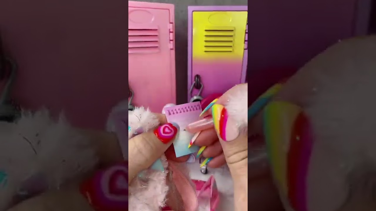 Barbie bag and makeup for doll Mini backpack for doll - Real Littles 