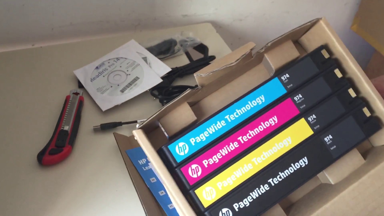 Unboxing y funciones: Impresora HP PageWide Pro 477dw - YouTube