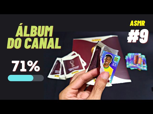 ASMR ABRINDO PACOTES DOADOS PELOS INSCRITOS ÁLBUM DA COPA 2022
