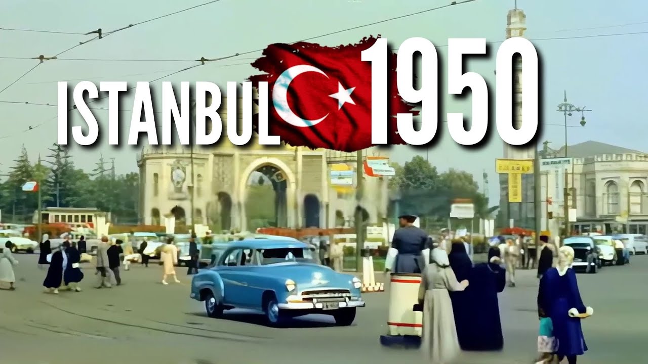 İSTANBUL  1950 - 1960 | TURKEY | TÜRKİYE 😳