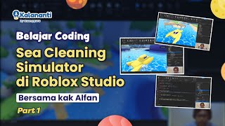 Cara membuat game Sea Cleaning Simulator di roblox studio | Tutorial belajar coding anak screenshot 2