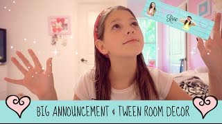 Big Channel Announcement Tween Sisters Room Tour