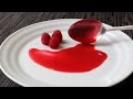 Fresh Raspberry Sauce Recipe - How to Make Fresh Raspberry Coulis - Valentine's Day Special