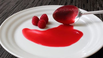 Fresh Raspberry Sauce Recipe - How to Make Fresh Raspberry Coulis - Valentine