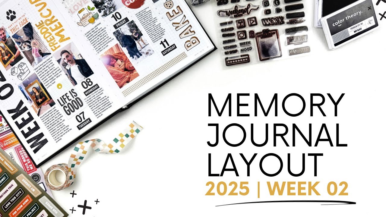 Memory Journal With Me 2025 | Планировщик Hemlock & Oak, неделя 2
