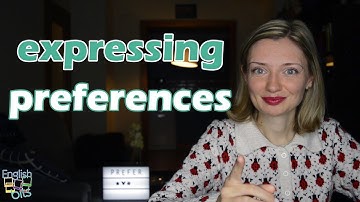 Prefer and would rather - expressing preferences in English 🤓