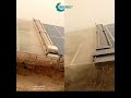 Dry Cleaning by Robots after Sand Storm