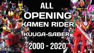 OPENING KAMEN RIDER KUUGA SAMPAI SABER | 仮面ライダーはセイバーまで開店していると思います