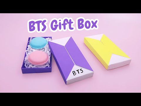 Video [Quyensachnho] Gấp hộp quà Logo BTS | Origami BTS Gift... - youtube
