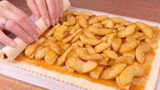 WHY Didn t I Know This Genius Trick Now My Family Wants This Puff Pastry with Apples Every Day