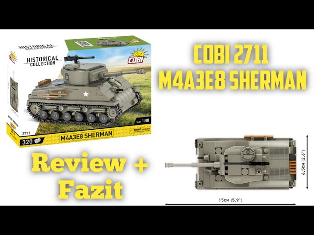 Cobi 2711 -  M4A3E8 Sherman (Easy Eight) / Review [German]