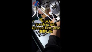 ZJWY How to bond flex cable with higher accuracy Bond under machine camera. #bonding #screenrepair
