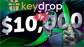 THE MOST CRAZIEST $10,000 VS KEYDROP!! KEYDROP PROMO CODE/FREE MONEY