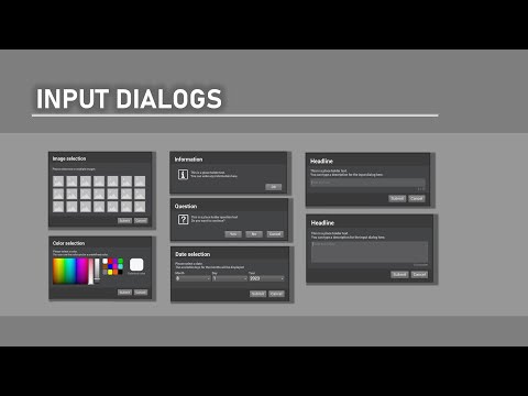 Unreal Engine - Input dialogs