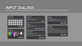 Details Unreal Engine - Input dialogs Update
