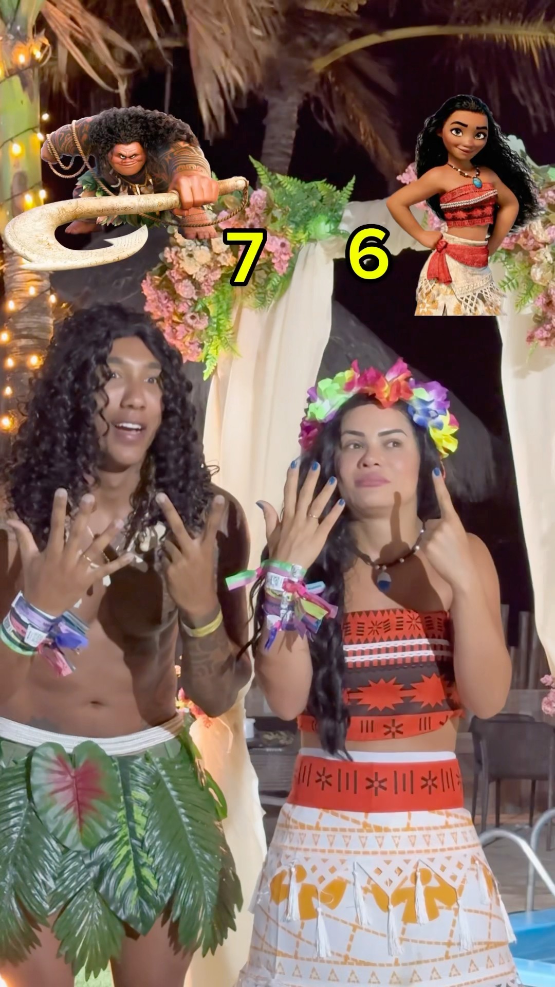 E você quantos dedos levantou?​⁠@mayca.brasil #moana #maui #challenge #apollosant #short #shorts