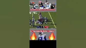 DeMarvion Overshown Was Phenomenal Against the Browns 👀 🔥 thumbnail