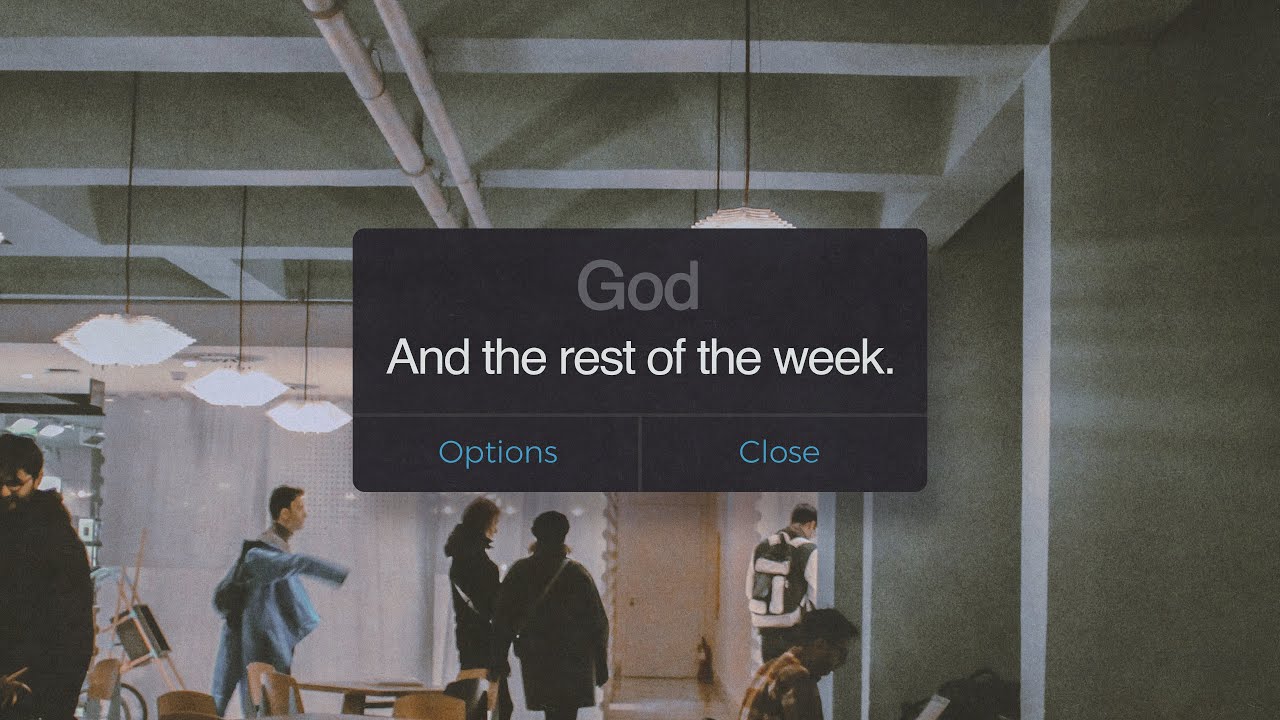 God and the Rest of the Week (Part 1) - YouTube
