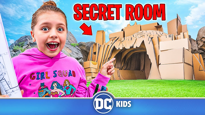We Built A Secret Batcave In My House! | Kin Tin | @dckids