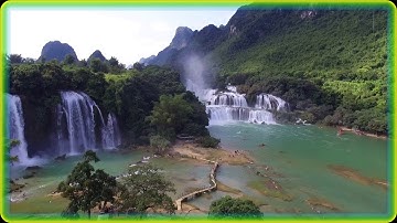 Flycam cảnh đẹp từ thái nguyên lên thác bản giốc cao bằng