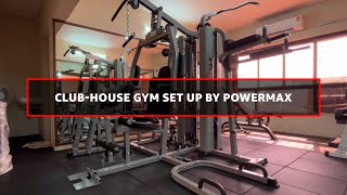 Club-house Gym Set up at Co-operative Housing Society Mumbai by PowerMax. #PowerMax #GymSetup